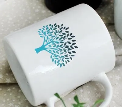 머그컵 답례품 제작 신기술 동향과 활용법 2 키친필 로고변색 머그컵 330ml 11온스