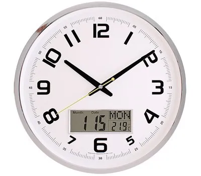 시계 판촉물 맞춤 제작 사양 안내 2 국민캘린더온도무소음벽시계JS6017