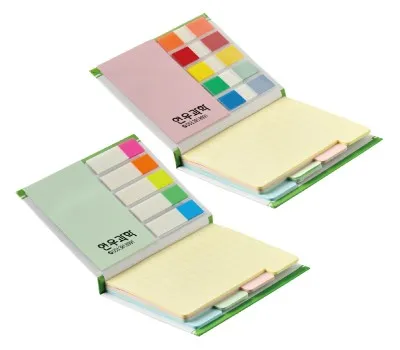 광명판촉물 오늘 주문하면 내일 배송! 2 하드커버 2단-인덱스포스트잇-필름지