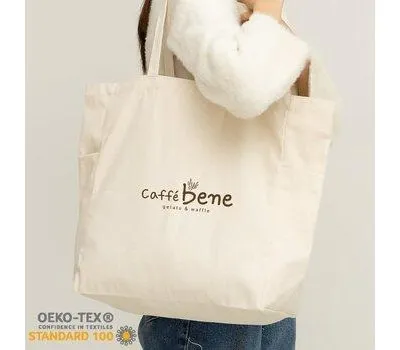 에코백 판촉물 고급스럽게 제작하는 법 4 친환경 투포켓 에코백 360x150x380mm