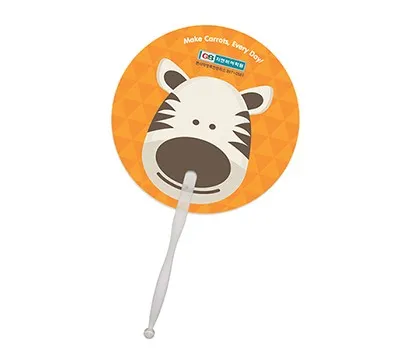 수성구판촉물 제작 비용 50% 절약하는 방법 3 원형 미니팬시 부채 160x160mm