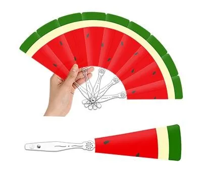 완주판촉물 최저가로 제작하는 방법 2 패션9쪽스마일 중 투명자루 부채