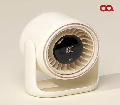 캠핑 판촉물 인쇄 방법 총정리 5 오아 에어링 탁상팬 무선 탁상용 캠핑 선풍기