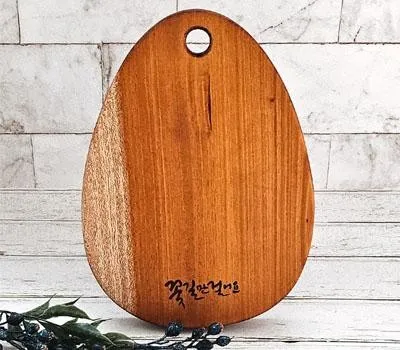 캠핑 판촉물 인쇄 방법 총정리 2 백야드마호가니캠핑물방울도마