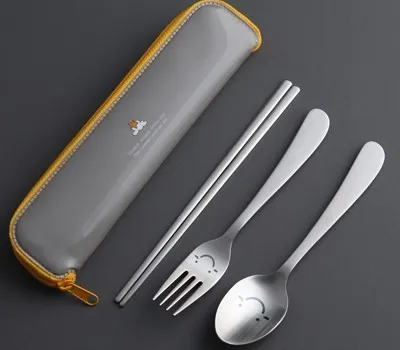 영암판촉물 제작 사이트 여기 어때요? 4 윙크어린이 수저세트 3종 수저집 포함