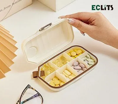 휴대용약통 판촉물 설날 선물용 제작 2 에클리츠 VIP 약통 알약 정리함 케이스