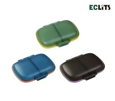 휴대용약통 홍보물 디자인으로 브랜드 메시지 명확히 각인 2 에클리츠 라인 포켓 약통 휴대용 알약 정리함 구급함