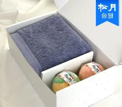 해남판촉물 맞춤 제작 프로세스 완벽 가이드 5 배스밤 수건 기프트세트B160g 코마 40수1밤2