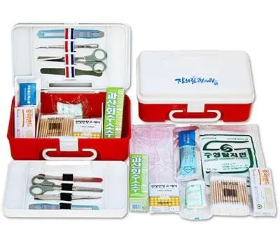 구급상자 판촉물 재활용 가능한 제품 2 심플 홈닥터 구급함 세트 8호
