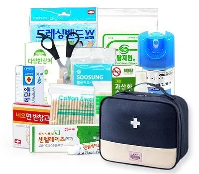 순창판촉물 10년 경력 전문가가 추천하는 곳 2 케이솔루션 구급가방 파우치 12종세트