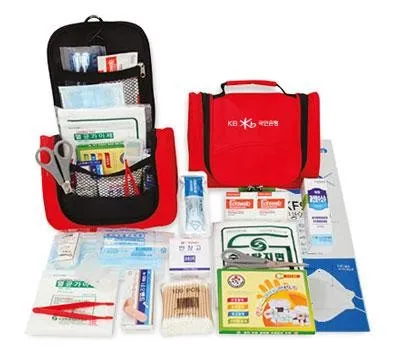 구급상자 판촉물 박람회 준비 필수 아이템 3 스마트 벽걸이 겸용 구급함 4호