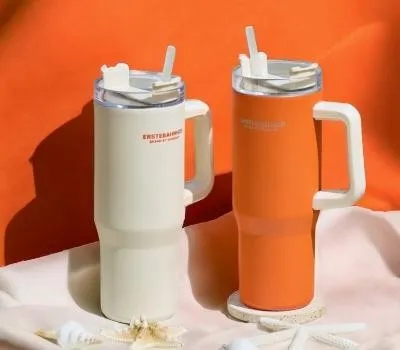 텀블러 판촉물 대량 주문 시 특가 혜택 4 에스테반호프 탠저린 바이브 텀블러 887ml