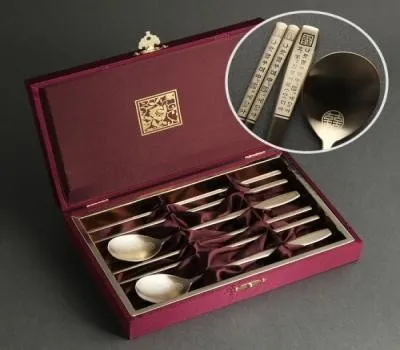 여수판촉물 제작 전 반드시 확인해야 할 체크리스트 2 훈민정음 골드 2인 수저세트