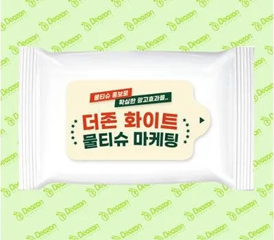 물티슈 홍보물로 브랜드 인지도 200% 높이는 완벽 가이드 3 더존 화이트 물티슈 10매