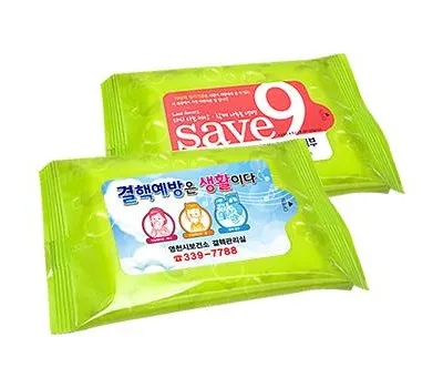 광진구판촉물 품질 걱정 없는 업체 찾는 법 2 물방울그린 물티슈 10매~20매