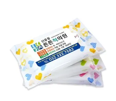 물티슈 판촉물 패키징까지 완벽하게