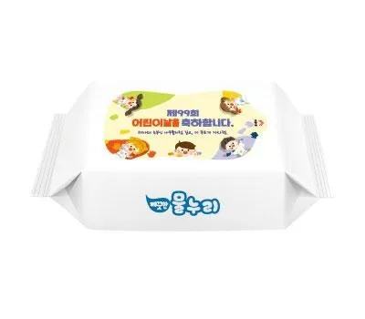 물티슈 판촉물 풀컬러 인쇄 가능한 곳 5 백색 무광 물티슈 40매