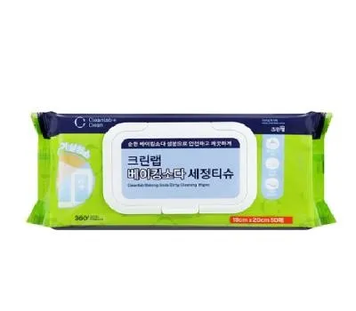 물티슈 홍보물로 브랜드 인지도 200% 높이는 완벽 가이드 2 크린랩 청소용품 베이킹소다 세정티슈 50매