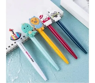 볼펜 기념품 올해 가장 인기 있는 컬러 조합 5 PVC 주문제작 캐릭터 볼펜
