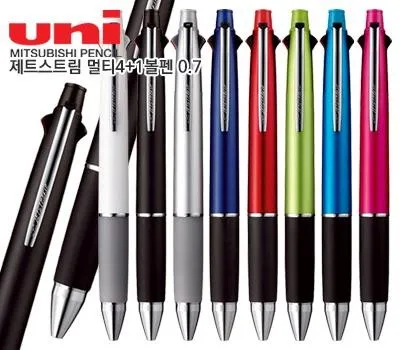 볼펜 답례품 타겟 고객별 맞춤 디자인 전략 수립법 3 uni 제트스트림 멀티4in1 볼펜 0.7