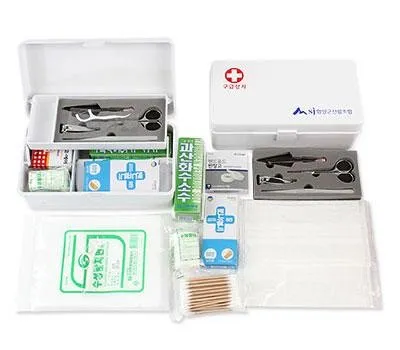 안산판촉물 박람회 준비 D-30, 서두르세요! 4 구급함中 기구종합세트15호