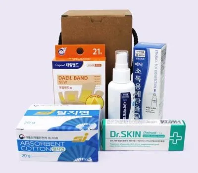 구급상자 기념품 맞춤 제작으로 특별함을 선사하는 법 2 구급상자 대일밴드 탈지면 연고 4종세트