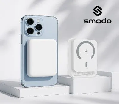 예산판촉물 요즘 핫한 디자인 트렌드 4 에스모도 맥세이프 무선 보조배터리 10,000mAh 3