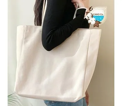 에코백 판촉물 맞춤 제작 사양 안내 2 카모 캔버스 M자형 에코백