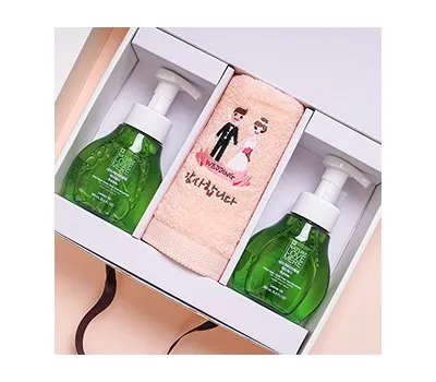 경남판촉물 우리 동네 베스트 업체 3 150g 호텔타올1개 핸드워시2개 세트 네이쳐러브메레