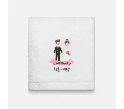 결혼식 판촉물 실제 사용 후기 모음 3 호텔수건 웨딩 답례품 낭만웨딩 150g 고급타올