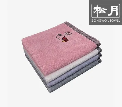 수성구판촉물 2024년 인기 아이템 TOP 10 5 송월 스누피 블럭블랙 핸드타올