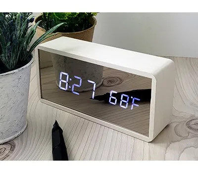 충주판촉물 온라인으로 간편하게 주문하는 법 3 매직미러 LED탁상시계