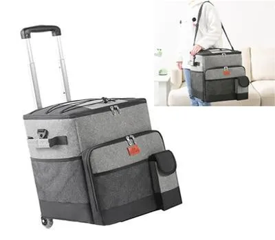 부안판촉물 사기 업체 구별법 5 고급형 캐리어 캠핑 이동형 보냉가방 쿨러백