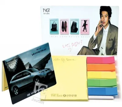 포스트잇 판촉물 3일 안에 받는 방법 5 수첩식 점착메모지 20매 형광필름지