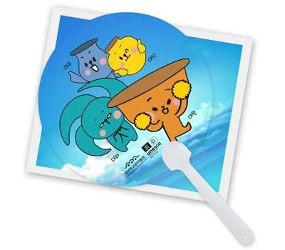 담양판촉물 가성비 최고 업체 추천 4 주문제작 고투명 동글이 부채